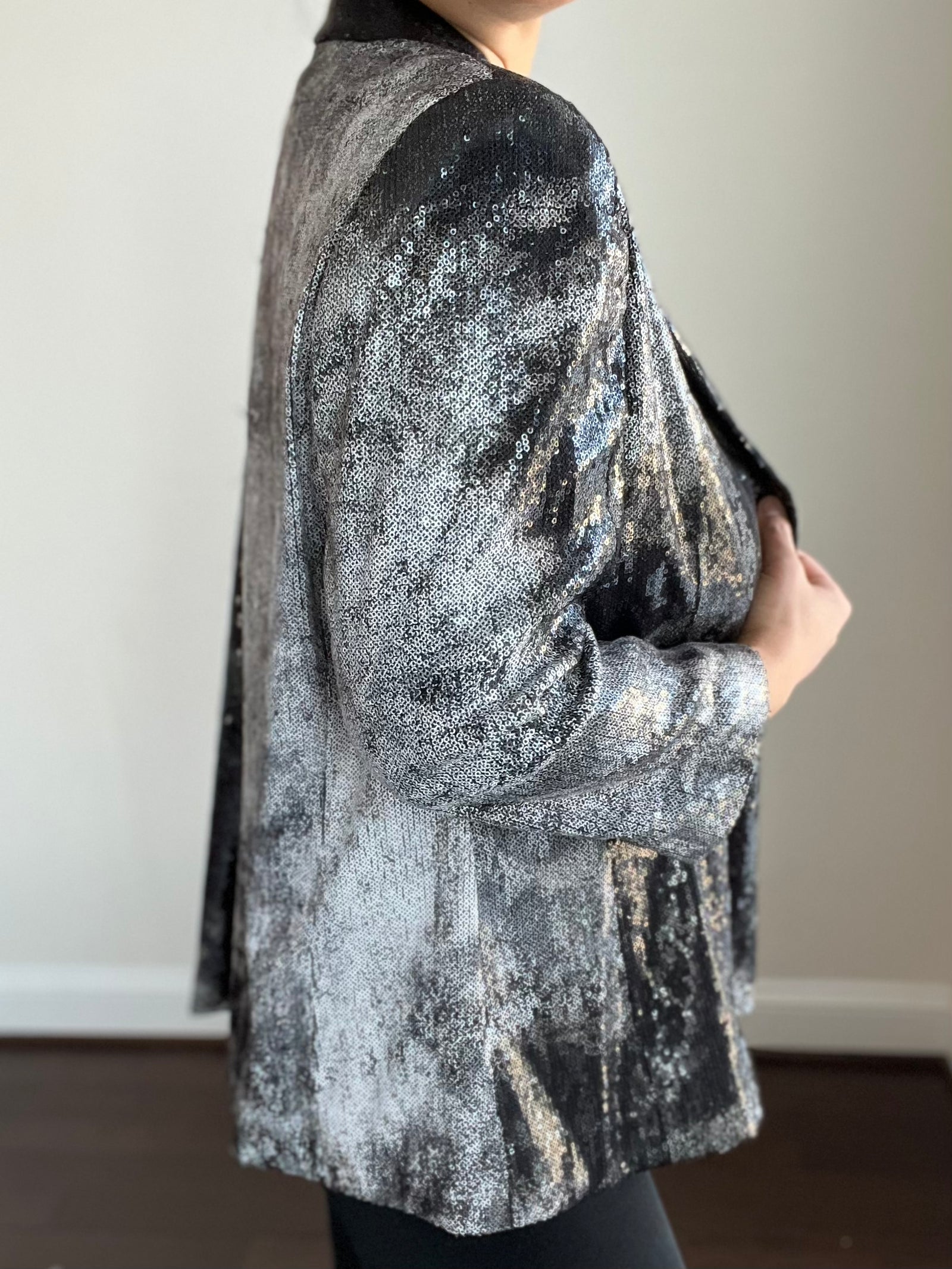 1980s Zola Keller Sequined Disco Jacket S/M/L