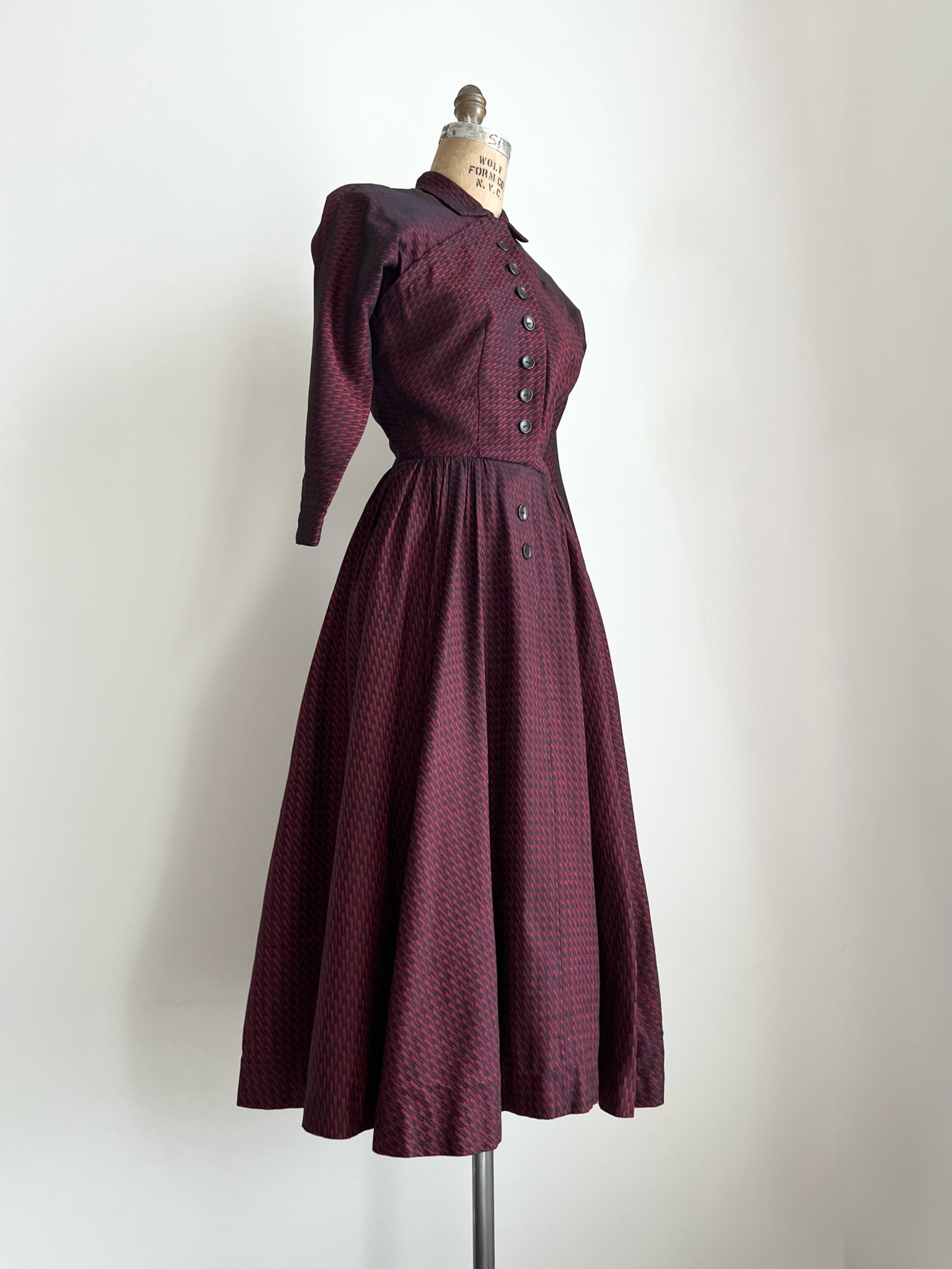 1940s Dan Keller Dress MEDIUM