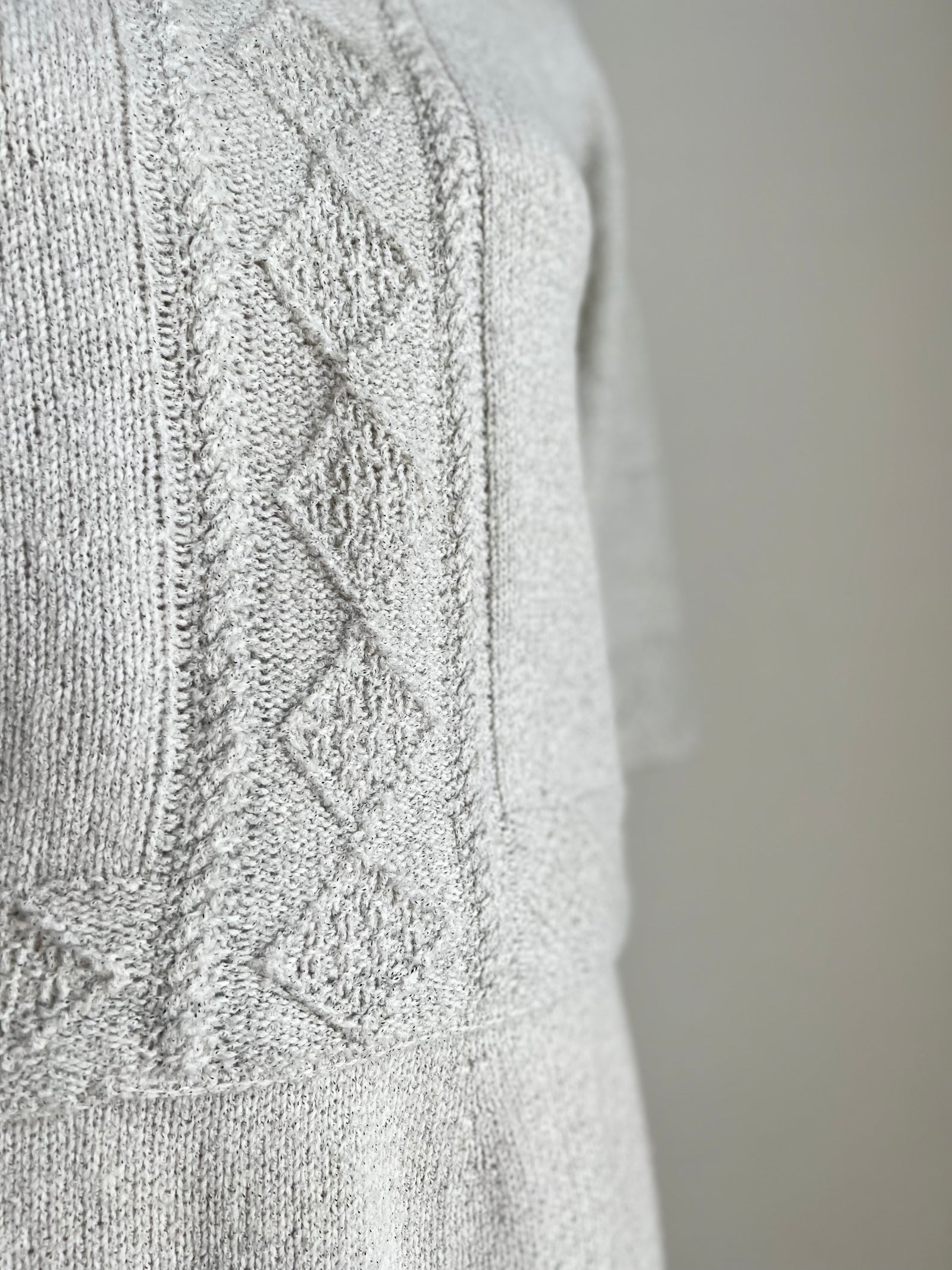 1960s Diamond Brocade Knit Set S/M