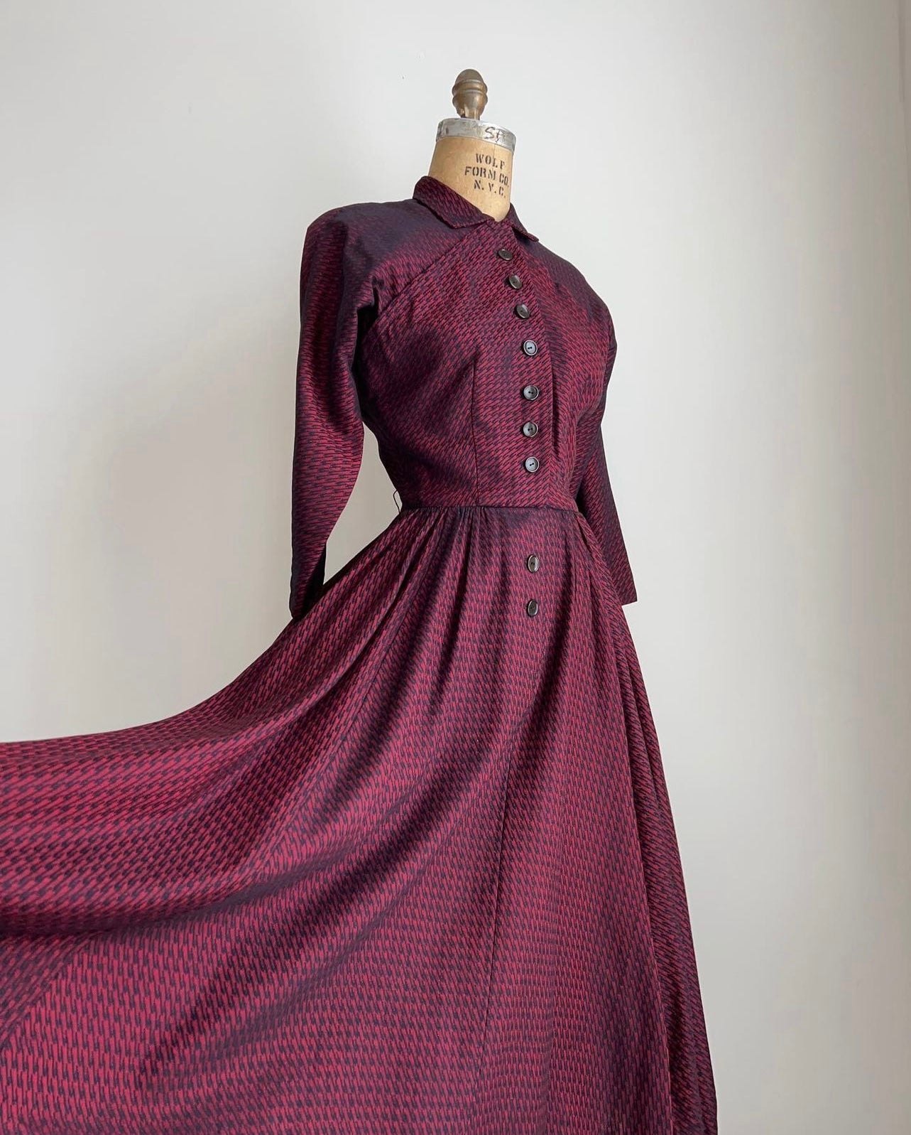 1940s Dan Keller Dress MEDIUM