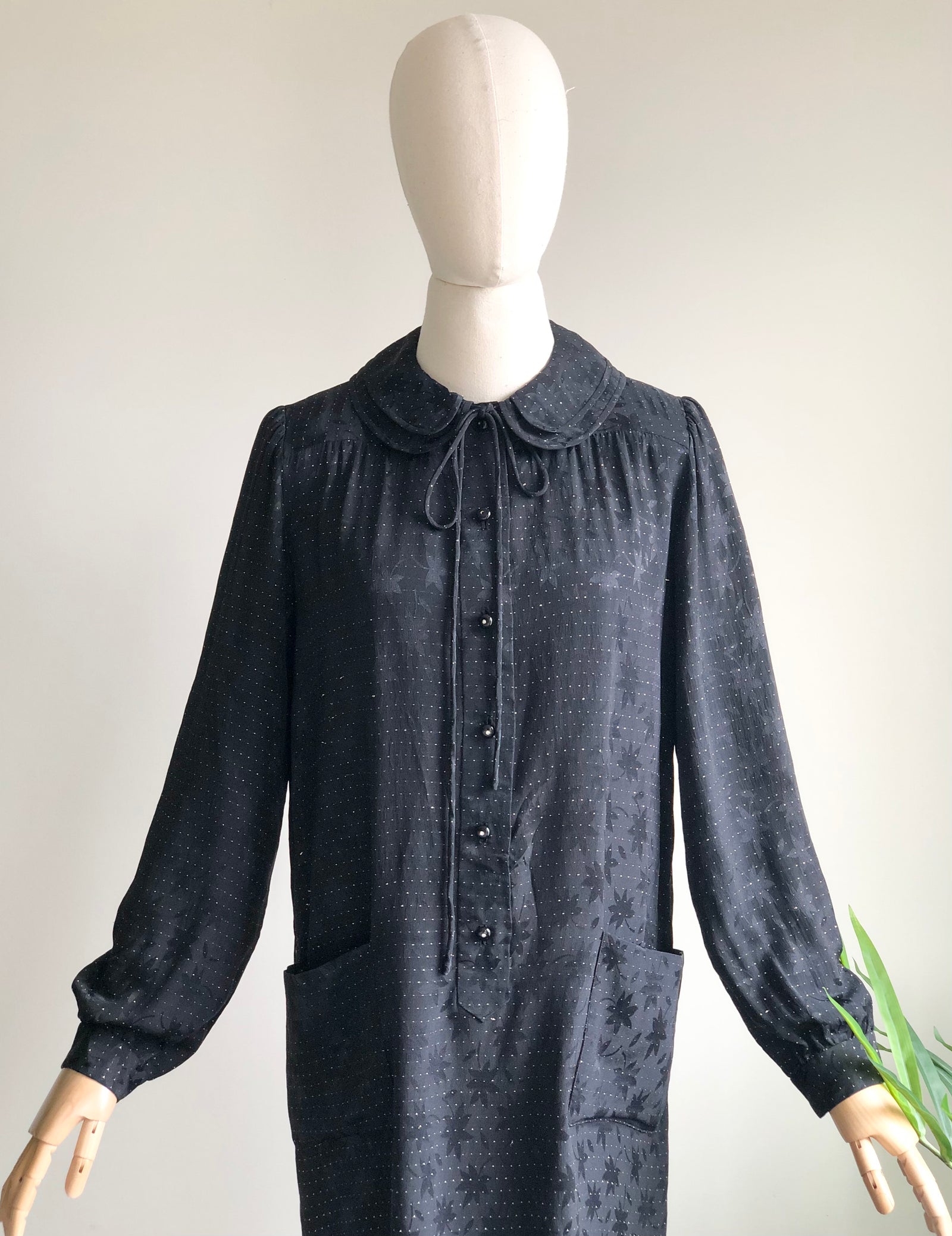 1970s VALENTINO Silk Dress M/L